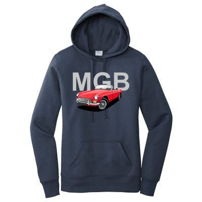 Classic British Mgb Sports Car Great Gift Women's Pullover Hoodie