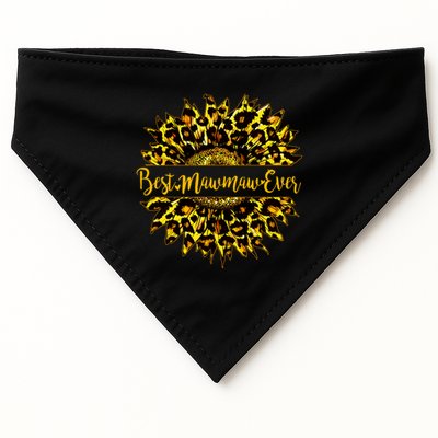 Cute Best Mawmaw Ever Happy Mother's Day Sunflower USA-Made Doggie Bandana