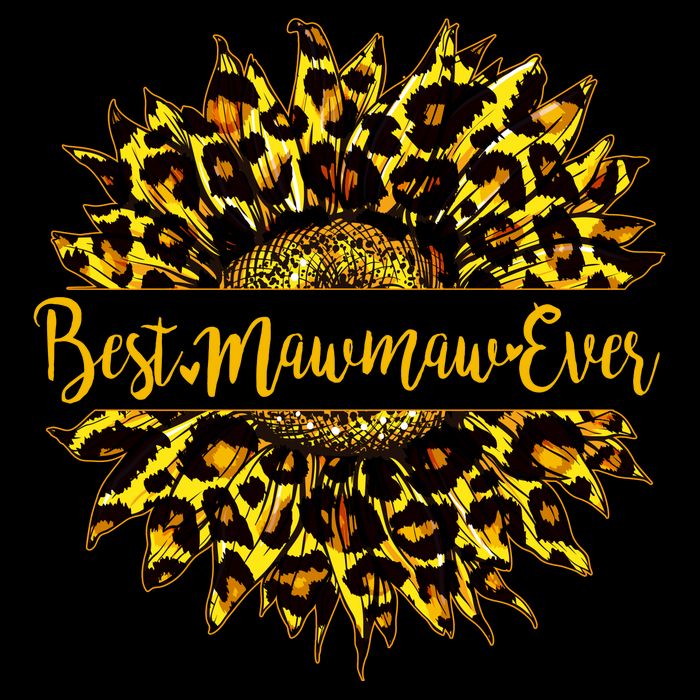 Cute Best Mawmaw Ever Happy Mother's Day Sunflower Pom Pom 12in Knit Beanie
