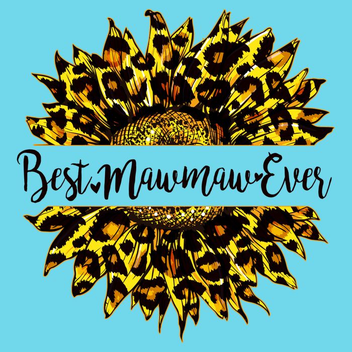 Cute Best Mawmaw Ever Happy Mother's Day Sunflower Magnet
