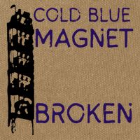 Cold Blue Magnet Broken Cotton Canvas Backpack