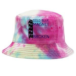 Cold Blue Magnet Broken Tie-Dyed Bucket Hat