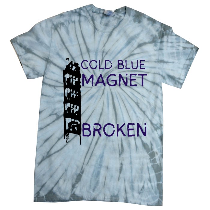 Cold Blue Magnet Broken Tie-Dye T-Shirt