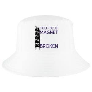 Cold Blue Magnet Broken Cool Comfort Performance Bucket Hat