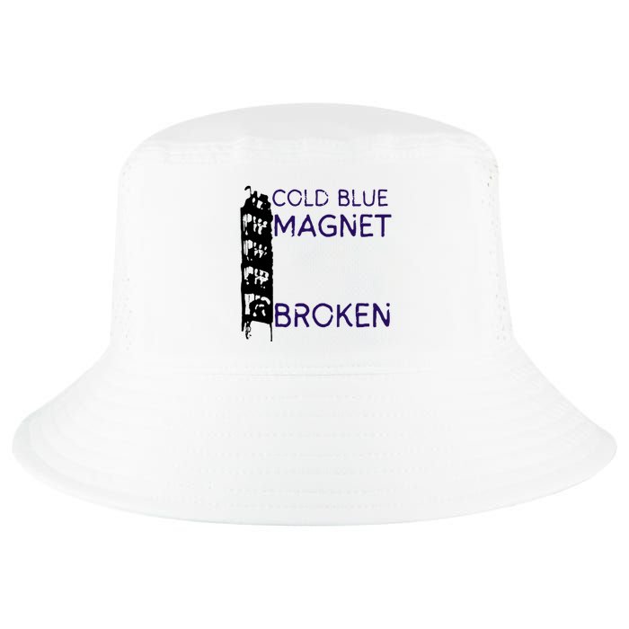 Cold Blue Magnet Broken Cool Comfort Performance Bucket Hat