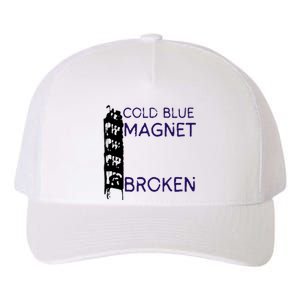 Cold Blue Magnet Broken Yupoong Adult 5-Panel Trucker Hat