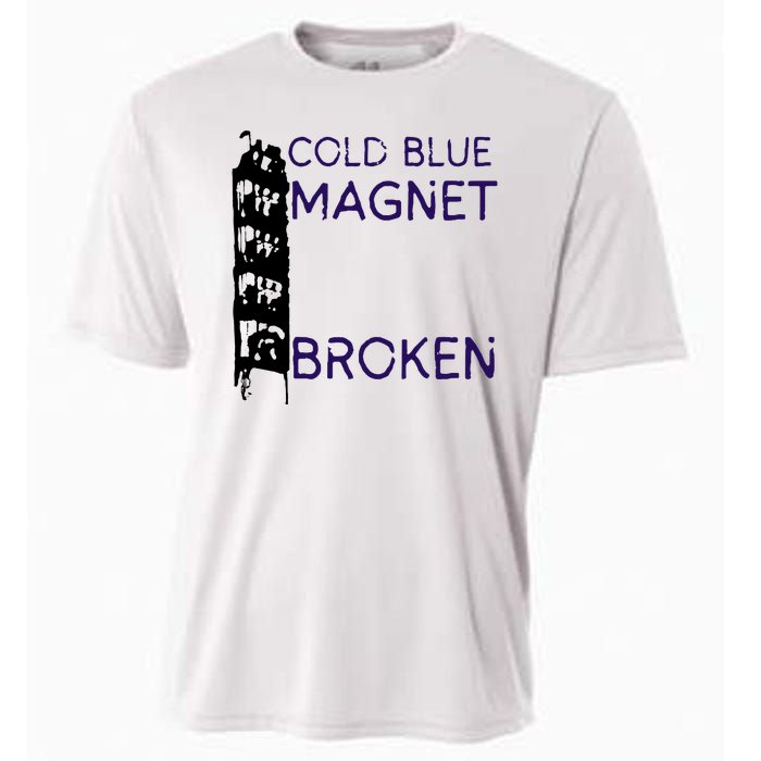 Cold Blue Magnet Broken Cooling Performance Crew T-Shirt