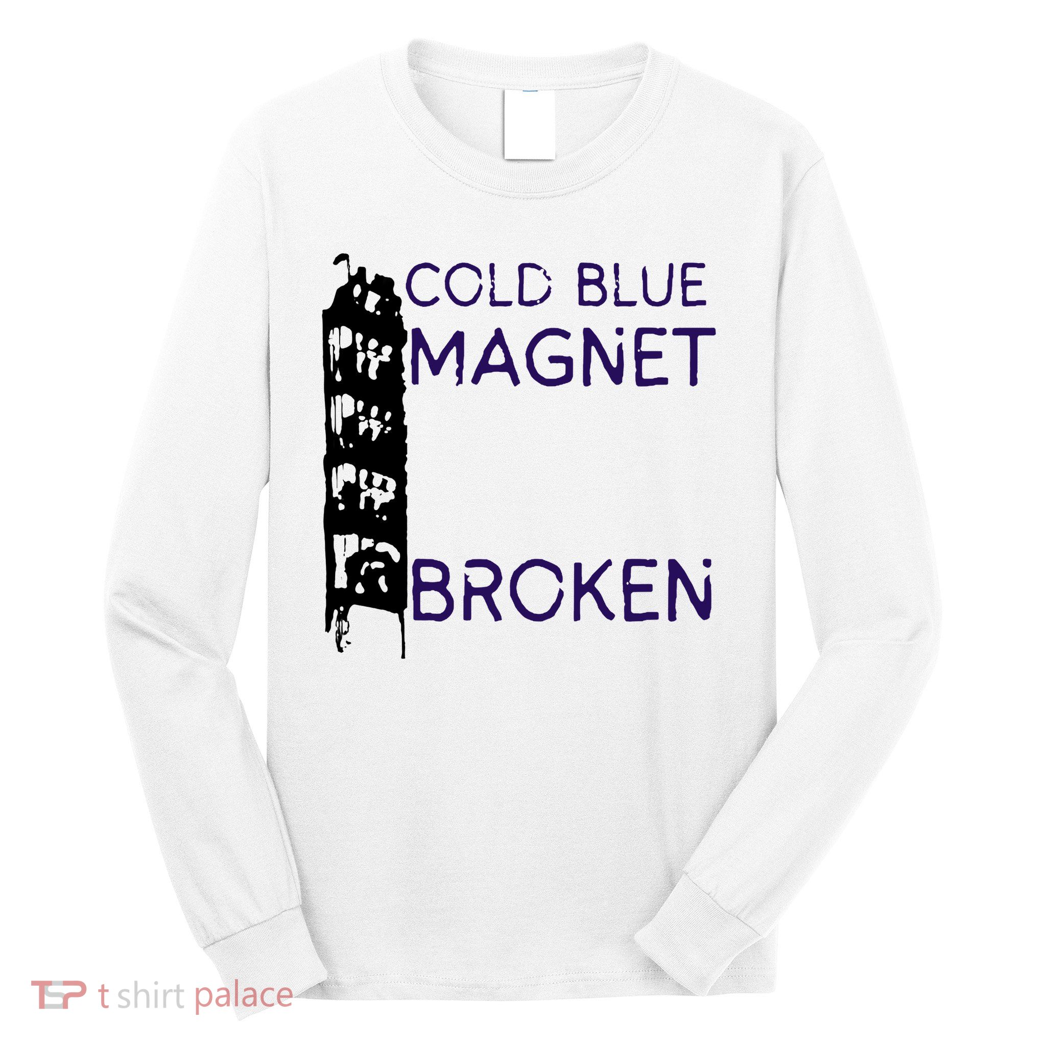 Cold Blue Magnet Broken Long Sleeve Shirt