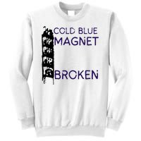 Cold Blue Magnet Broken Sweatshirt