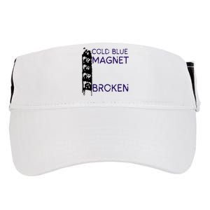 Cold Blue Magnet Broken Adult Drive Performance Visor