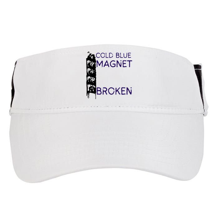 Cold Blue Magnet Broken Adult Drive Performance Visor
