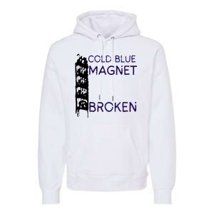 Cold Blue Magnet Broken Premium Hoodie