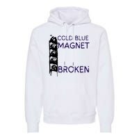 Cold Blue Magnet Broken Premium Hoodie