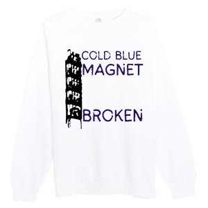 Cold Blue Magnet Broken Premium Crewneck Sweatshirt