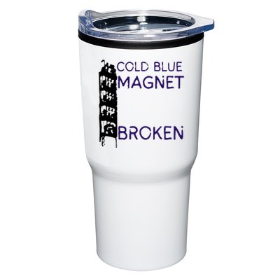 Cold Blue Magnet Broken Tumbler