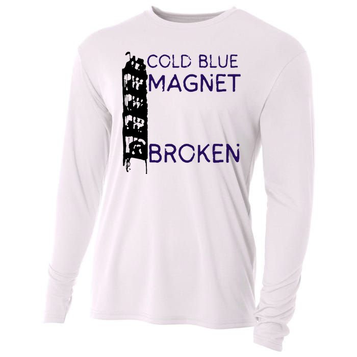 Cold Blue Magnet Broken Cooling Performance Long Sleeve Crew