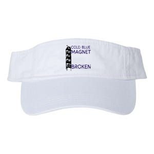 Cold Blue Magnet Broken Valucap Bio-Washed Visor