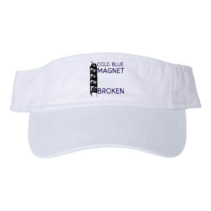 Cold Blue Magnet Broken Valucap Bio-Washed Visor