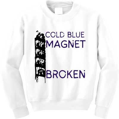 Cold Blue Magnet Broken Kids Sweatshirt
