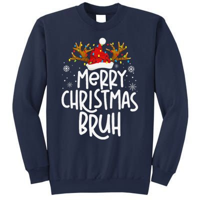 Christmas Bruh Meme Funny Saying Bro Greeting Pajamas Sweatshirt