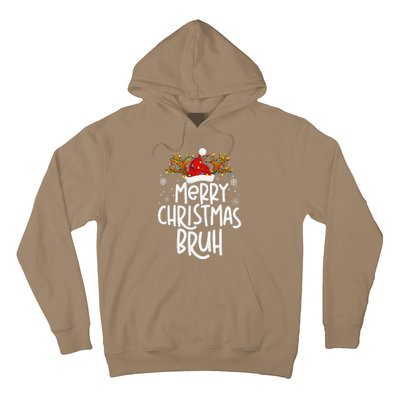 Christmas Bruh Meme Funny Saying Bro Greeting Pajamas Hoodie