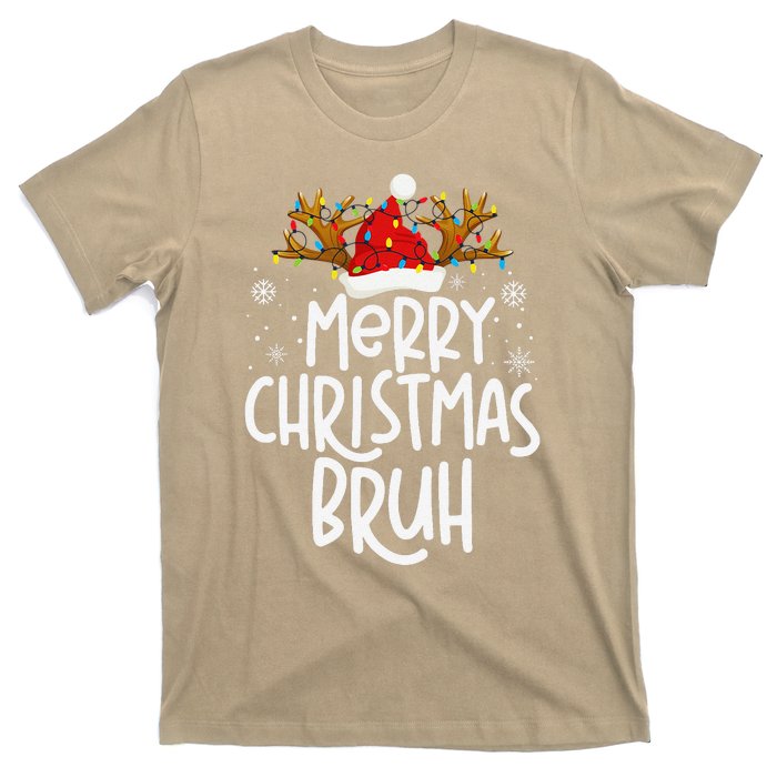 Christmas Bruh Meme Funny Saying Bro Greeting Pajamas T-Shirt