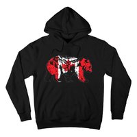 Canadian Bear Maple Leaf Canada Flag Patriotic Hoodie