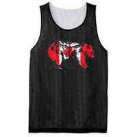 Canadian Bear Maple Leaf Canada Flag Patriotic Mesh Reversible Basketball Jersey Tank