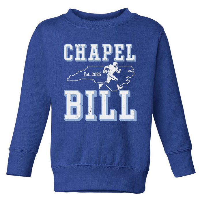 Chapel Bill Merch Vintage North Carolina Fan Merch Toddler Sweatshirt