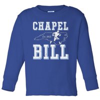 Chapel Bill Merch Vintage North Carolina Fan Merch Toddler Long Sleeve Shirt