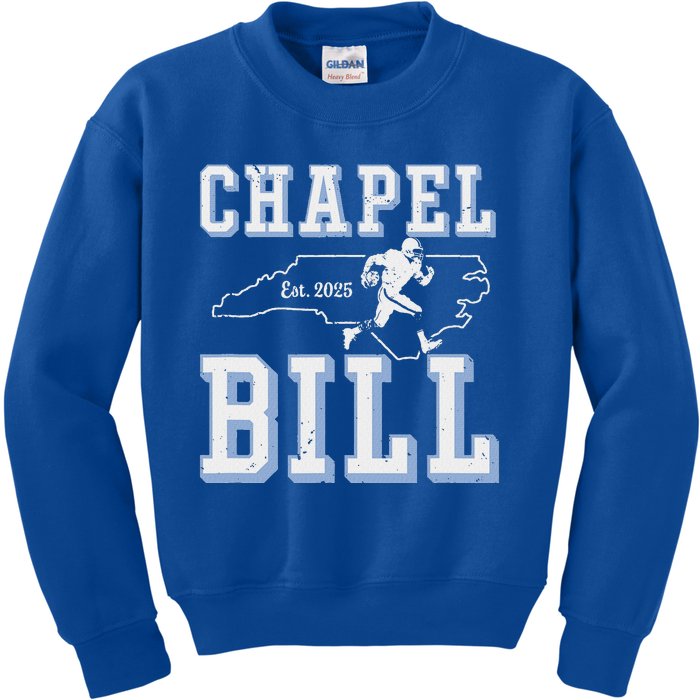 Chapel Bill Merch Vintage North Carolina Fan Merch Kids Sweatshirt