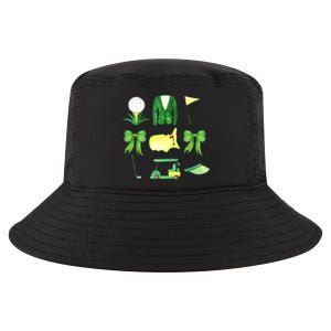 Coquette Bow Masters Golf Tournament Graphic Golfing Golfer Cool Comfort Performance Bucket Hat