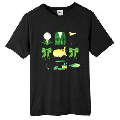 Coquette Bow Masters Golf Tournament Graphic Golfing Golfer Tall Fusion ChromaSoft Performance T-Shirt