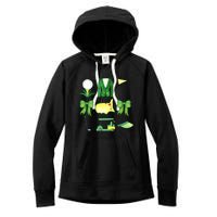 Coquette Bow Masters Golf Tournament Graphic Golfing Golfer Women's Fleece Hoodie