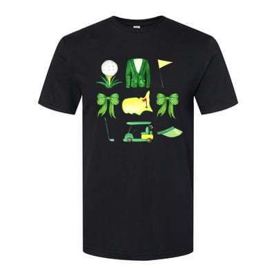 Coquette Bow Masters Golf Tournament Graphic Golfing Golfer Softstyle CVC T-Shirt