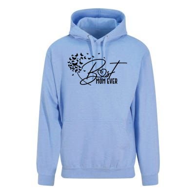 Cute Best Mom Ever Butterfly Dandelion Unisex Surf Hoodie