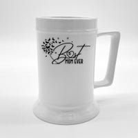 Cute Best Mom Ever Butterfly Dandelion Beer Stein