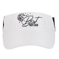 Cute Best Mom Ever Butterfly Dandelion Adult Drive Performance Visor