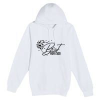 Cute Best Mom Ever Butterfly Dandelion Premium Pullover Hoodie