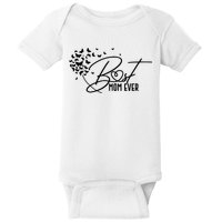 Cute Best Mom Ever Butterfly Dandelion Baby Bodysuit