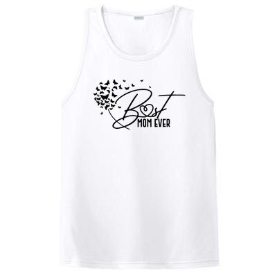 Cute Best Mom Ever Butterfly Dandelion PosiCharge Competitor Tank