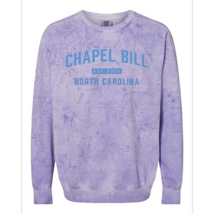 Chapel Bill North Carolina Fan Merch Gift Colorblast Crewneck Sweatshirt