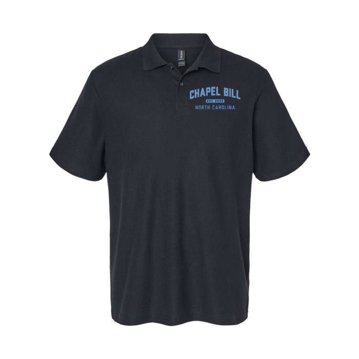 Chapel Bill North Carolina Fan Merch Gift Softstyle Adult Sport Polo