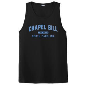 Chapel Bill North Carolina Fan Merch Gift PosiCharge Competitor Tank