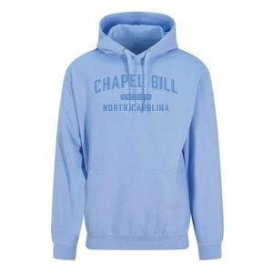 Chapel Bill North Carolina Fan Merch Gift Unisex Surf Hoodie