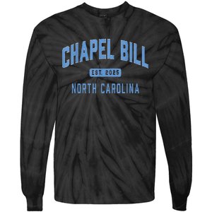 Chapel Bill North Carolina Fan Merch Tie-Dye Long Sleeve Shirt