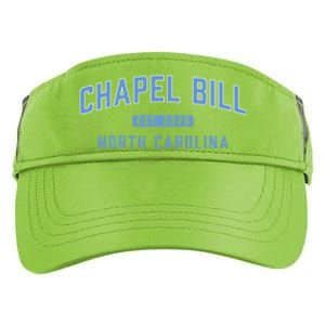 Chapel Bill North Carolina Fan Merch Adult Drive Performance Visor