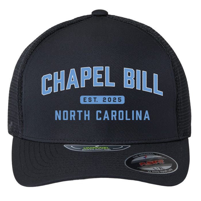 Chapel Bill North Carolina Fan Merch Flexfit Unipanel Trucker Cap