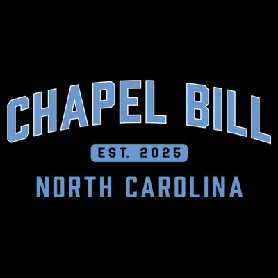 Chapel Bill North Carolina Fan Merch T-Shirt