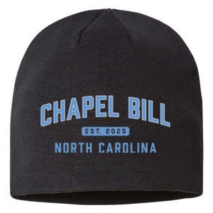 Chapel Bill North Carolina Fan Merch Sustainable Beanie